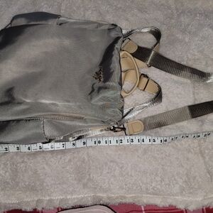 Faux Prada Stylish Gray Backpack